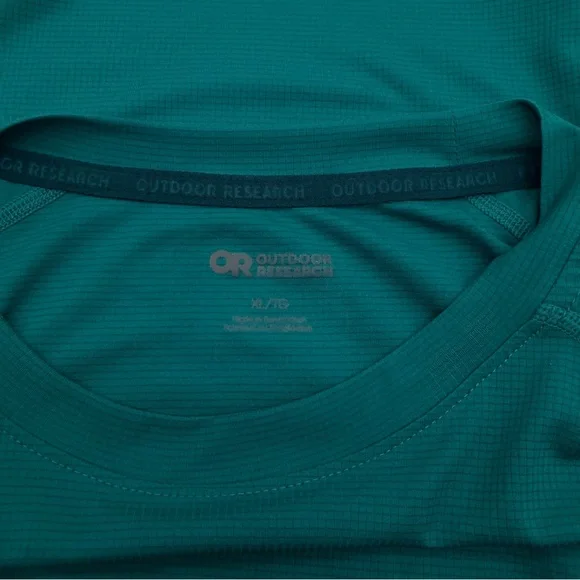 Outdoor Research Teal Performance Shirt - Picture 3 of 5